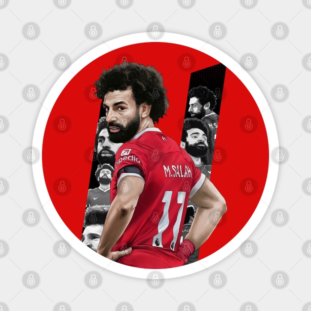 Mo Salah23/24 Magnet by cattafound